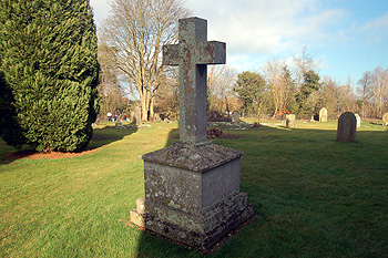 Cross near the north door February 2012